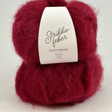 Fluffy Mohair - Vinrød FM165